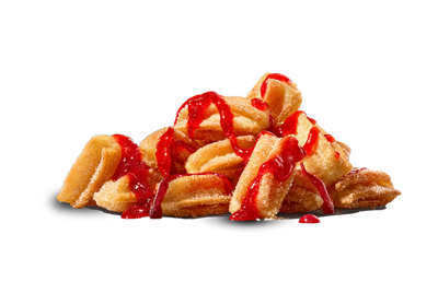 Mini Churros ar zemeņu mērci